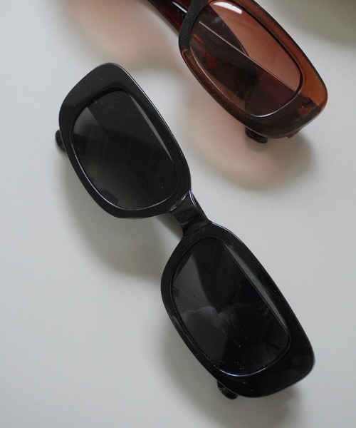 Port（ポート）の「レトロ スクエア フレーム サングラス #（サングラス・メンズ・ブラウン/ホワイト/ブラック・FREE）」の9枚目の写真