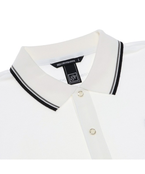 ZOY(ゾーイ)の「MENS コットン鹿の子 半袖ポロシャツ(ポロシャツ・メンズ・ネイビー/ホワイト/ピンク・1/4/3/2)」の5枚目の写真