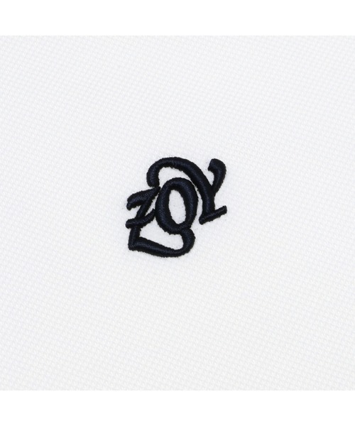 ZOY(ゾーイ)の「MENS コットン鹿の子 半袖ポロシャツ(ポロシャツ・メンズ・ネイビー/ホワイト/ピンク・1/4/3/2)」の7枚目の写真