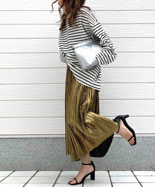 Casselini（キャセリーニ）の「キルティングクラッチ（クラッチバッグ・レディース・ベージュ/シルバー・ONE SIZE）」の15枚目の写真