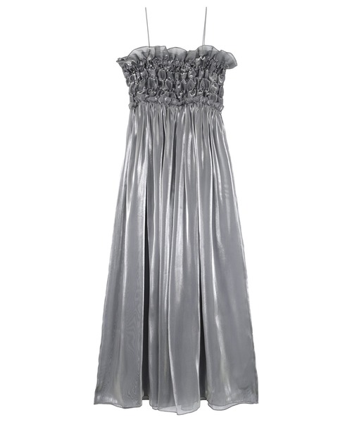 miette（ミエット）の「シャイニーシアーキャミソールワンピース（ワンピース・レディース・ブラック/シルバー/ブルーグリーン・FREE）」の20枚目の写真