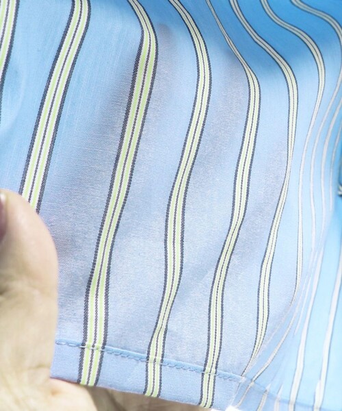 BRANSHES(ブランシェス)の「【お揃い】ストライプ刺繍ワンピース(ワンピース・キッズ・ブルー/サーモンピンク・130/110/100/90/140/120/150)」の12枚目の写真