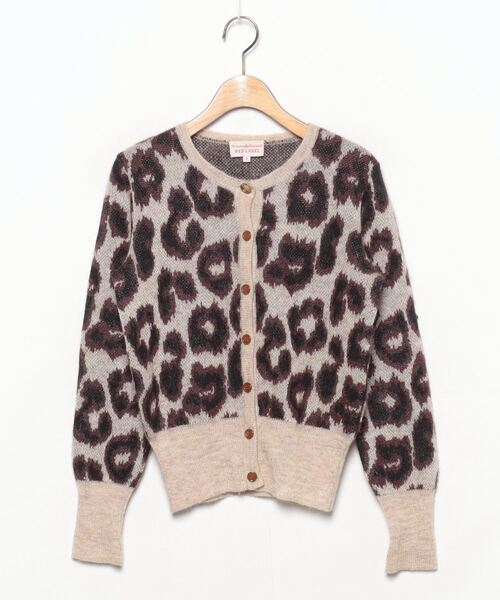 ブランド古着】レオパードニットカーディガン（カーディガン/ボレロ  