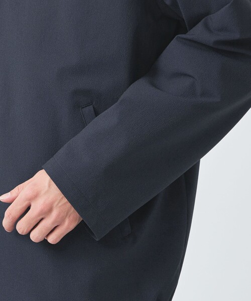 green label relaxing（グリーンレーベルリラクシング）の「FREELITCH ノーカラー カーディガン -2WAYストレッチ・防シワ・吸水速乾-（カーディガン/ボレロ・メンズ・ブラック/ネイビー・L/XL/M/S）」の16枚目の写真