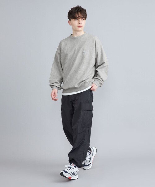 PENNEYS(ぺニーズ)の「PENNEYS(ぺニーズ)別注クリアコットンクルーネックスウェット(WEB限定カラー)(スウェット・メンズ・オフホワイト/ブラック/グレー/コバルトブルー/ネイビー・XL/L/M)」の7枚目の写真