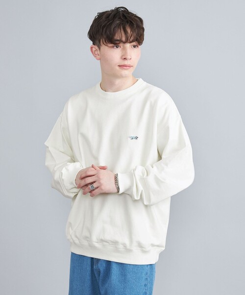 PENNEYS(ぺニーズ)の「PENNEYS(ぺニーズ)別注クリアコットンクルーネックスウェット(WEB限定カラー)(スウェット・メンズ・オフホワイト/ブラック/グレー/コバルトブルー/ネイビー・XL/L/M)」の12枚目の写真