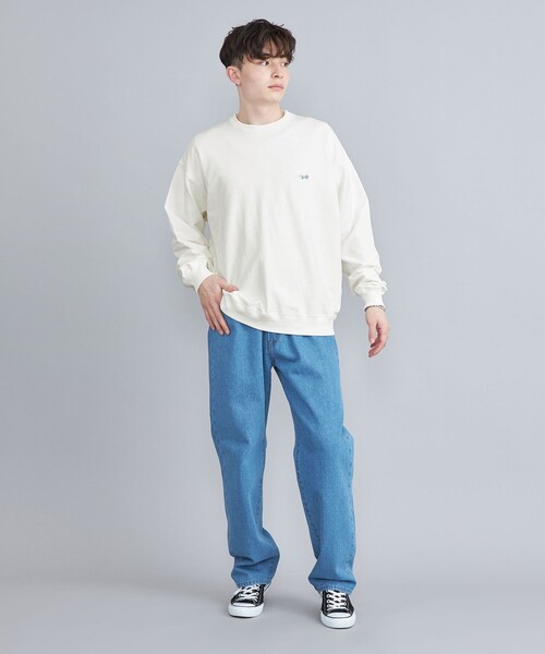 PENNEYS(ぺニーズ)の「PENNEYS(ぺニーズ)別注クリアコットンクルーネックスウェット(WEB限定カラー)(スウェット・メンズ・オフホワイト/ブラック/グレー/コバルトブルー/ネイビー・XL/L/M)」の13枚目の写真