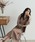 PourVous�i�v�[�����[�j�́u������&�����O �p�[�e�B�[ �h���X �J�t�X�{�^�� ���Ă΂� ������ �t�H�[�}�� �I�P�[�W�����h���X �񎟉� ���l�� ������ �Ӊ��� 20�� 30��i�h���X�j�v�b���J