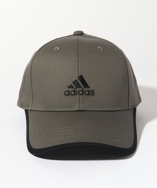 adidas(アディダス)の「【adidas/アディダス】ロゴ刺繍T/Cツイルパネルキャップ(キャップ・メンズ・グレー/ブラック/ベージュ/ネイビー/ブラック×ブラック・FREE)」の3枚目の写真