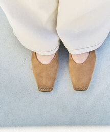 LE TALON | スクエアスタッズバブーシュ(その他シューズ)