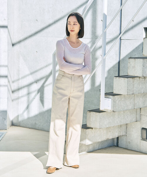 LE TALON（ルタロン）の「スクエアスタッズバブーシュ（その他シューズ・レディース・キャメル・23.5cm/22.5cm/23cm/24cm/24.5cm）」の2枚目の写真