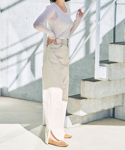 LE TALON（ルタロン）の「スクエアスタッズバブーシュ（その他シューズ・レディース・キャメル・23.5cm/22.5cm/23cm/24cm/24.5cm）」の4枚目の写真