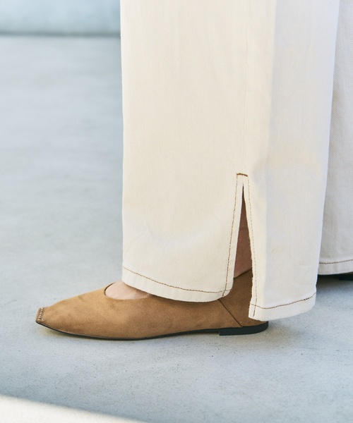 LE TALON（ルタロン）の「スクエアスタッズバブーシュ（その他シューズ・レディース・キャメル・23.5cm/22.5cm/23cm/24cm/24.5cm）」の3枚目の写真