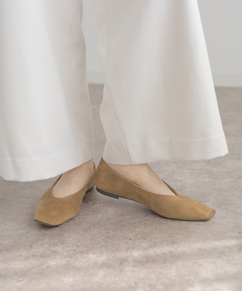 LE TALON（ルタロン）の「スクエアスタッズバブーシュ（その他シューズ・レディース・キャメル・23.5cm/22.5cm/23cm/24cm/24.5cm）」の5枚目の写真