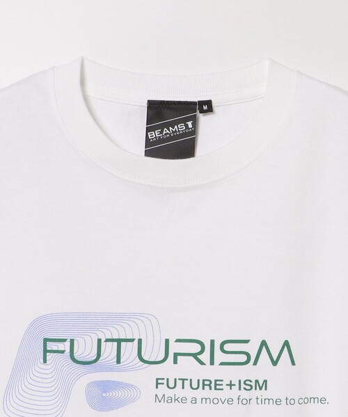 BEAMS T（ビームスティー）の「BEAMS T / FUTURISM Tシャツ（Tシャツ/カットソー・メンズ・ホワイト/ブラック・XL/L/M/S）」の12枚目の写真