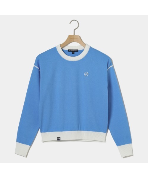 セール】【Rosasen/GOLF】ミックスカラー長袖ニット（ニット