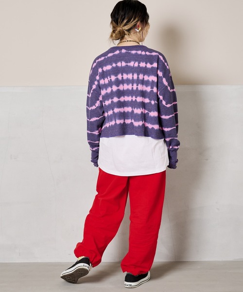 A BOND（アボンド）の「コットンタックイージーパンツ/おとな（その他パンツ・レディース・ピンク/レッド/チャコール/イエロー/グレー/ブルー/ブラック/グリーン系その他/レッド系その他/エメラルド/オフホワイト・170cm/160cm）」の19枚目の写真