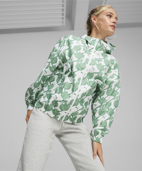 【セール】PUMA プーマ ウィメンズ ブロッサム AOP ウィンドブレーカー（ブルゾン）｜PUMA（プーマ）