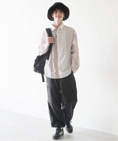 RAGEBLUE（レイジブルー）の「【THE FOX】マルチパターンロゴワッペンルーズシャツ（シャツ/ブラウス・メンズ・ベージュ/グリーン/ブルー・MEDIUM/LARGE）」の16枚目の写真