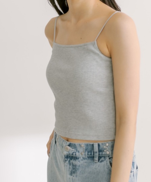 OLIVE des OLIVE（オリーブデオリーブ）の「olv ベーシックキャミ 1041060480（キャミソール・レディース・ブラック/トップグレー/オフホワイト・FREE）」の12枚目の写真
