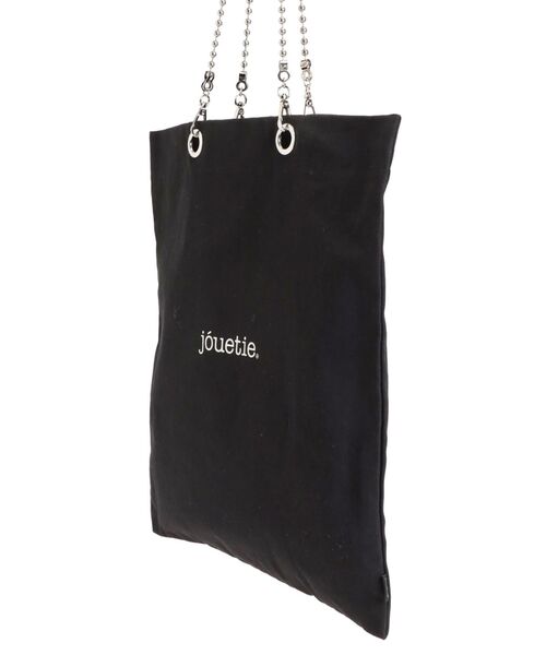 jouetie（ジュエティ）の「jouetieキャンバストートバッグ（トートバッグ・レディース・ブラック/その他1/アイボリー/ブルー・FREE）」の5枚目の写真