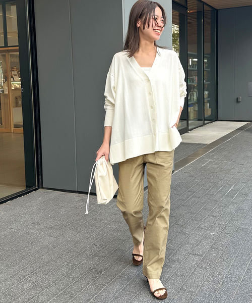 JOURNAL STANDARD relume(ジャーナルスタンダード レリューム)の「《追加7》ベイカーパンツ(カーゴパンツ・レディース・カーキ/ベージュ・34/36/38/40)」の3枚目の写真