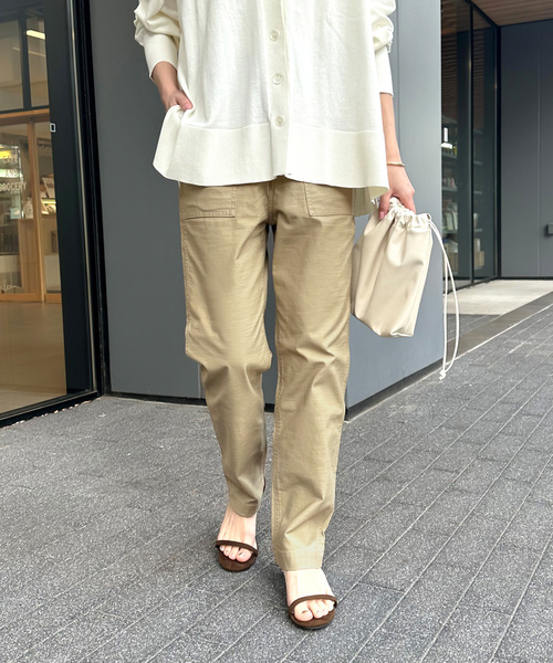 JOURNAL STANDARD relume(ジャーナルスタンダード レリューム)の「《追加7》ベイカーパンツ(カーゴパンツ・レディース・カーキ/ベージュ・34/36/38/40)」の6枚目の写真