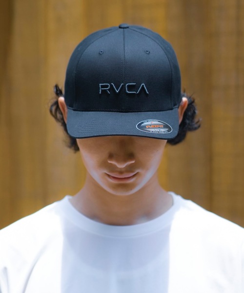RVCA(ルーカ)の「RVCA メンズ RVCA FLEX FIT キャップ 【2024年春夏モデル】/ルーカ帽子(キャップ・メンズ・ネイビー/ヘザーグレー/ブラック・FREE)」の2枚目の写真