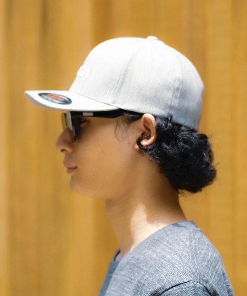 RVCA(ルーカ)の「RVCA メンズ RVCA FLEX FIT キャップ 【2024年春夏モデル】/ルーカ帽子(キャップ・メンズ・ネイビー/ヘザーグレー/ブラック・FREE)」の11枚目の写真