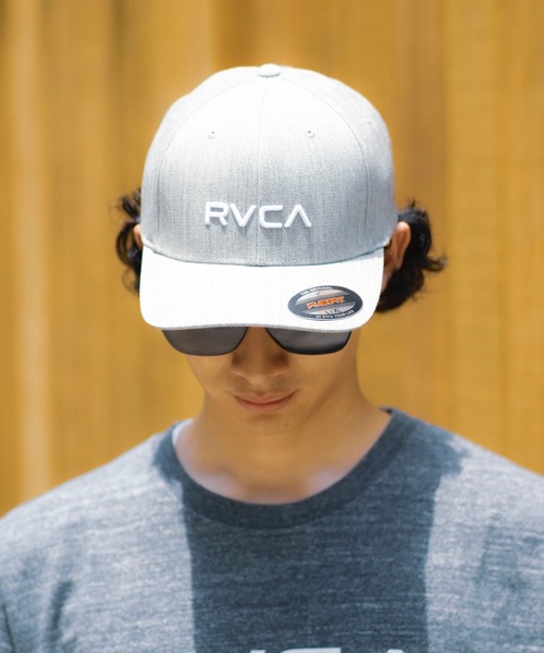 RVCA(ルーカ)の「RVCA メンズ RVCA FLEX FIT キャップ 【2024年春夏モデル】/ルーカ帽子(キャップ・メンズ・ネイビー/ヘザーグレー/ブラック・FREE)」の9枚目の写真