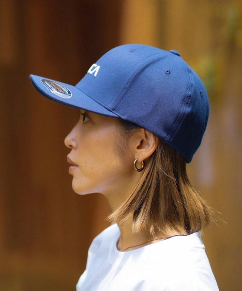 RVCA(ルーカ)の「RVCA メンズ RVCA FLEX FIT キャップ 【2024年春夏モデル】/ルーカ帽子(キャップ・メンズ・ネイビー/ヘザーグレー/ブラック・FREE)」の13枚目の写真