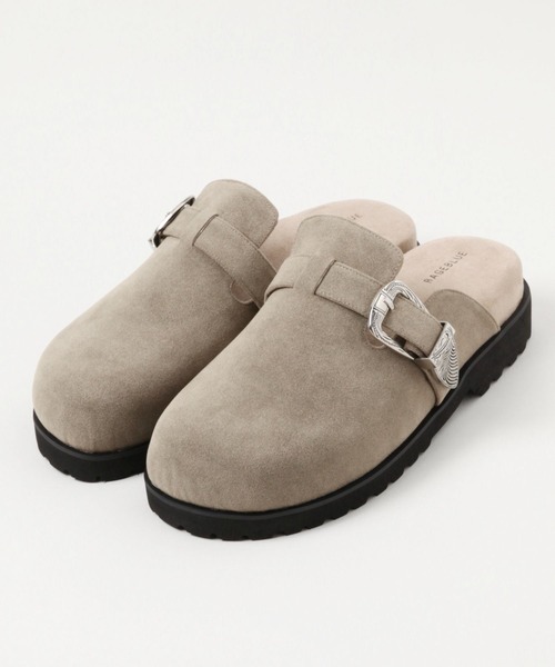 RAGEBLUE（レイジブルー）の「ウエスタンメタルベルトモックサンダル/シンセティックレザーモックサンダル（サンダル・メンズ・ベージュ/ブラック/ブラック系その他・LARGE/MEDIUM）」の9枚目の写真