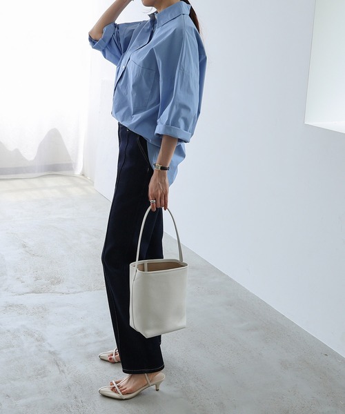 セール】ピンタックテーパードデニムパンツ（デニムパンツ）｜evernavy  