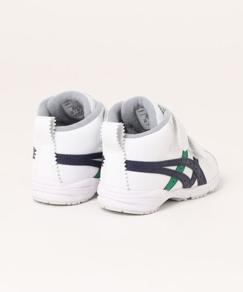 SUKUSUKU（スクスク）の「ASICS KIDS（アシックス キッズ） GD.RUNNERBABY SL-MID（スニーカー・キッズ・ホワイト×ブルー・13.0cm/13.5cm/14.0cm/14.5cm/15.0cm/15.5cm/16.0cm）」の2枚目の写真