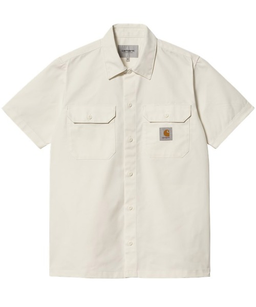 Carhartt WIP(カーハートダブリューアイピー)の「Carhartt WIP/カーハートダブリューアイピー S/S MASTER SHIRT 半袖シャツ I027580(シャツ/ブラウス・メンズ・グレー/オフホワイト/ブラック・XL/L/M)」の7枚目の写真