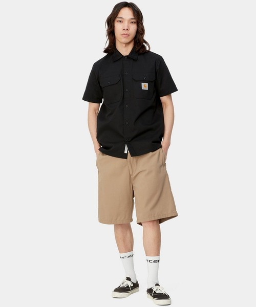 Carhartt WIP(カーハートダブリューアイピー)の「Carhartt WIP/カーハートダブリューアイピー S/S MASTER SHIRT 半袖シャツ I027580(シャツ/ブラウス・メンズ・グレー/オフホワイト/ブラック・XL/L/M)」の11枚目の写真