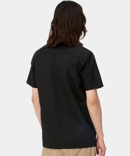 Carhartt WIP(カーハートダブリューアイピー)の「Carhartt WIP/カーハートダブリューアイピー S/S MASTER SHIRT 半袖シャツ I027580(シャツ/ブラウス・メンズ・グレー/オフホワイト/ブラック・XL/L/M)」の10枚目の写真