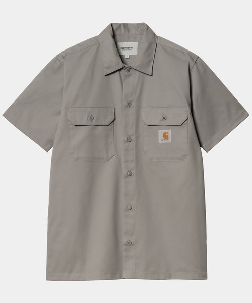 Carhartt WIP(カーハートダブリューアイピー)の「Carhartt WIP/カーハートダブリューアイピー S/S MASTER SHIRT 半袖シャツ I027580(シャツ/ブラウス・メンズ・グレー/オフホワイト/ブラック・XL/L/M)」の20枚目の写真