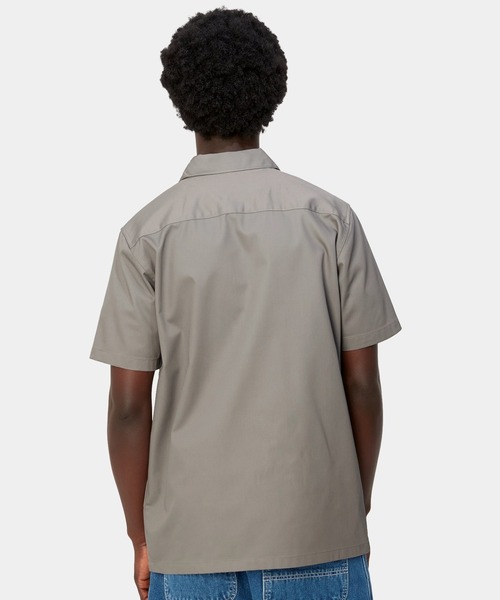 Carhartt WIP(カーハートダブリューアイピー)の「Carhartt WIP/カーハートダブリューアイピー S/S MASTER SHIRT 半袖シャツ I027580(シャツ/ブラウス・メンズ・グレー/オフホワイト/ブラック・XL/L/M)」の18枚目の写真
