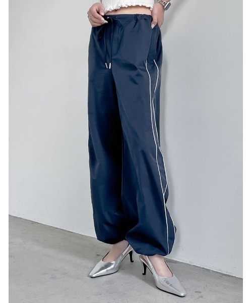 【セール】[低身長サイズ有]ナイロンコードデザインパンツ（その他パンツ）｜Re:EDIT（リエディ）