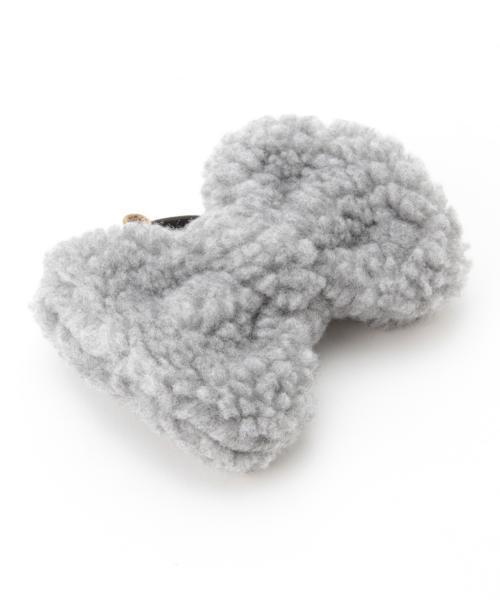 BEAMS BOY（ビームスボーイ）の「BEAMS BOY / ボア リボンヘアゴム（ヘアゴム・レディース・グレー/ベージュ・ONE SIZE）」の8枚目の写真