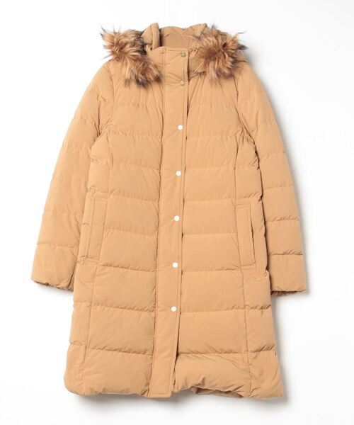 マッキントッシュフィロソフィーダウンコート　ベージュ色　ファー付 季節外セール マッキントッシュフィロソフィー ダウンコート