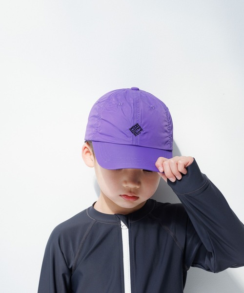 LOWRYS FARM（ローリーズファーム）の「シシュウナイロンＣＡＰ　 111736（キャップ・キッズ・ホワイト/ブラック/パープル/イエロー・FREE）」の3枚目の写真