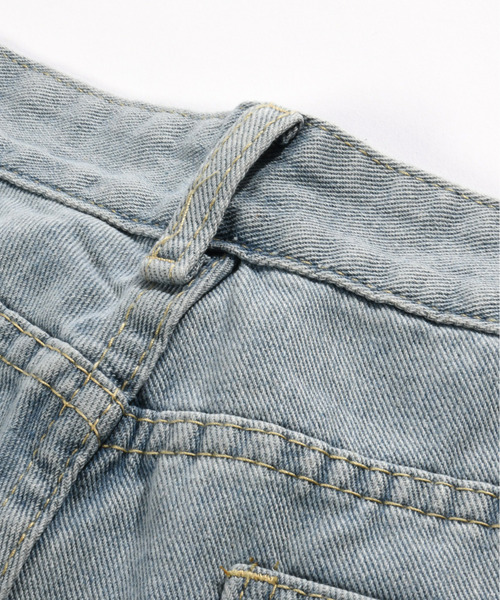 neos(ネオス)の「【neos】ルーズシルエット ビンテージウォッシュ 立体 カットオフ セミフレア デニム パンツ(デニムパンツ・メンズ・ブラック/ブルー・X-LARGE/LARGE/MEDIUM)」の20枚目の写真