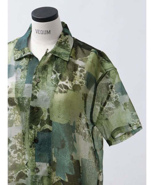 VEQUM（VEQUM）の「【VEQUM】SHEER BOX SHIRT（シャツ/ブラウス・レディース・グレー/ホワイト/その他・FREE）」の14枚目の写真