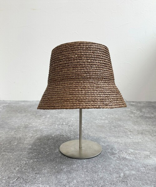 fredy emue(フレディエミュ)の「ラフィアバケットハット(ハット・レディース・ブラック/モカ・FREE)」の11枚目の写真