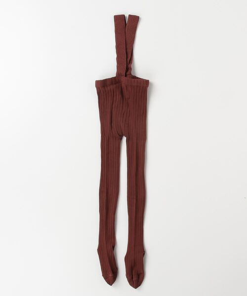 こども ビームス（コドモビームス）の「CONDOR / サスペンダー リブ タイツ（1～4才)（タイツ/ストッキング・キッズ・ネイビー/ホワイト系その他3/グリーン系その他5/レッド系その他7/オレンジ系その他4・4(3-4y)）」の5枚目の写真