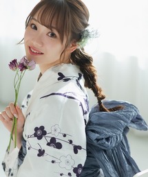 CELEN | 1人で着られる浴衣4点セット【粋な涼風浴衣】(浴衣)