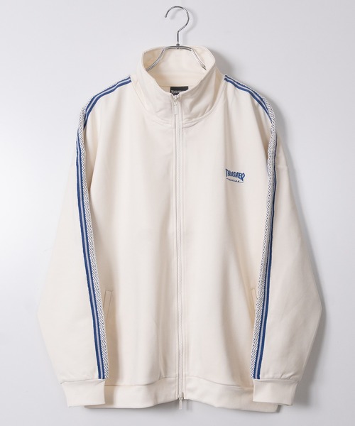 THRASHER(スラッシャー)の「【3】〔THRASHER/スラッシャー〕サイドライン ワイドシルエット トラックジャケット(ジャージ・メンズ・ブラック/オフホワイト/グリーン/ベージュ・LARGE/MEDIUM/X-LARGE)」の15枚目の写真