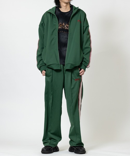 THRASHER(スラッシャー)の「【3】〔THRASHER/スラッシャー〕サイドライン ワイドシルエット トラックジャケット(ジャージ・メンズ・ブラック/オフホワイト/グリーン/ベージュ・LARGE/MEDIUM/X-LARGE)」の5枚目の写真